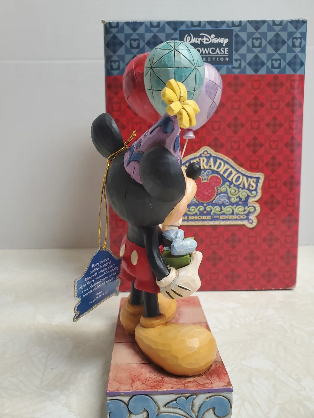 Disney Traditions Jim Shore Mickey Mouse with Balloons - Purple